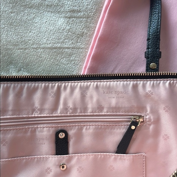 kate spade Black Shoulder Bag Smooth Leather Rectangular Shape - Picture 4 of 6